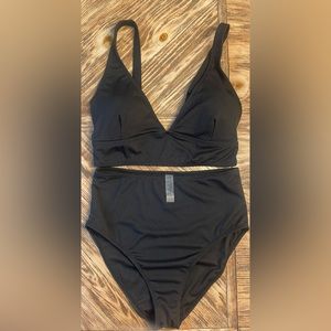 High waist Black Bikini